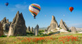 Balões de Ar Quente Sobre a Capadócia, Turquia
