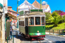 Bonde Vintage em Lisboa, Portugal