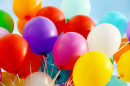 Balões Coloridos de Aniversário