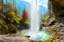 Cachoeira Pericnik, Alpes Eslovenos