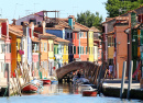 Canal em Burano, Veneza