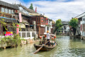 Zhujiajiao Water Town, em Xangai, China