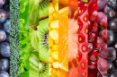 Arco-íris de Frutas e Legumes