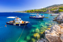 Barcos de Pesca em Zakynthos, Grécia