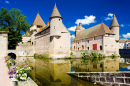 Castelo de La Clayette, Burgundy, França