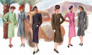 Ilustração Fashion de 1939