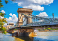 Ponte Széchenyi Lánchíd em Budapeste, Hungria