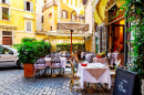 Café de Rua em Roma, Itália