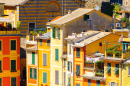 Casas Coloridas em Portofino, Itália