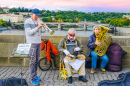 Músicos de Rua na Ponte Charles, Praga