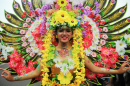Festival de Flores na Indonésia