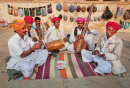 Músicos de Rua em Jodhpur, Índia
