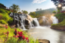 Cachoeira na Vila Catimor, Indonésia