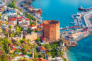 Fortaleza de Kizil Kule, Alanya, Turquia