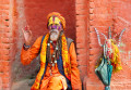 Sadhu Homem Sagrado, Katmandu, Nepal