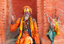 Sadhu Homem Sagrado, Katmandu, Nepal