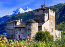 Castelo Medieval do Vale d'Aosta, Itália