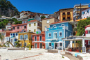 Cidade de Parga, Epirus, Grécia