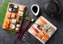 Conjunto de Sushi e Maki