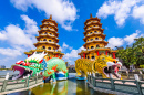 Pagodas do Dragão e do Tigre, Kaohsiung, Taiwan