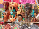 Máscaras Maias, Chichen Itza, México