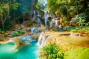 Cachoeira Kuang Si, Laos