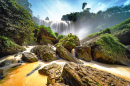 Elephant Waterfalls (Cachoeira do Elefante), Dalat, Vietnã
