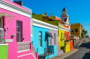Área de Bo-Kaap na Cidade do Cabo, África do Sul