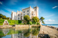 Castelo Miramare, Golfo de Trieste, Itália