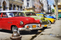 Carros Americanos Clássicos em Havana, Cuba