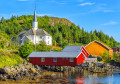 Igreja Moskenes, Ilhas Lofoten, Noruega