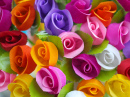 Rosas de Papel Coloridas