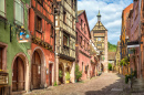 Vila Riquewihr, Alsácia, França