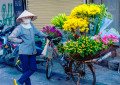 Vendedor de Flores em Hanói, Vietnã