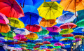 Guarda-chuvas Coloridos