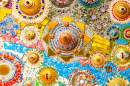 Mosaicos de Parede na Tailândia