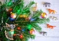 Decorações de Animais de Árvore de Natal