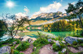Lago Hintersee, Alpes Austríacos