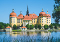 Castelo Moritzburg perto de Dresden, Alemanha