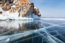 Ilha Olkhon e Lago Congelado Baikal, Sibéria