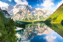 Lago Braies, Tirol do Sul, Itália