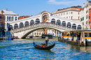 Ponte Rialto em Veneza, Itália