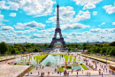 Torre Eiffel e Jardins du Trocadero, Paris