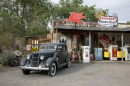 vintage gas station