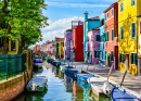 Casas Coloridas em Burano, Veneza