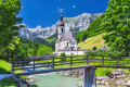 Vila de Ramsau, Alpes Berchtesgaden