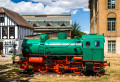 Locomotiva no Museu de Thale Ironworks