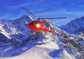 Helicóptero no Swiss Ski Resort