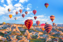 Balões de ar Quente na Capadócia, Turquia