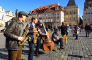 Banda de Rua em Praga, República Tcheca